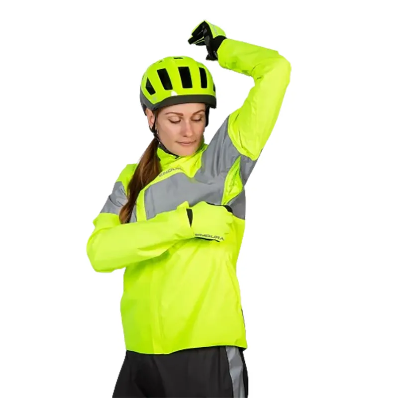 Endura Women's Urban Luminite EN1150 Waterproof Jacket Hi-Viz Yellow-5